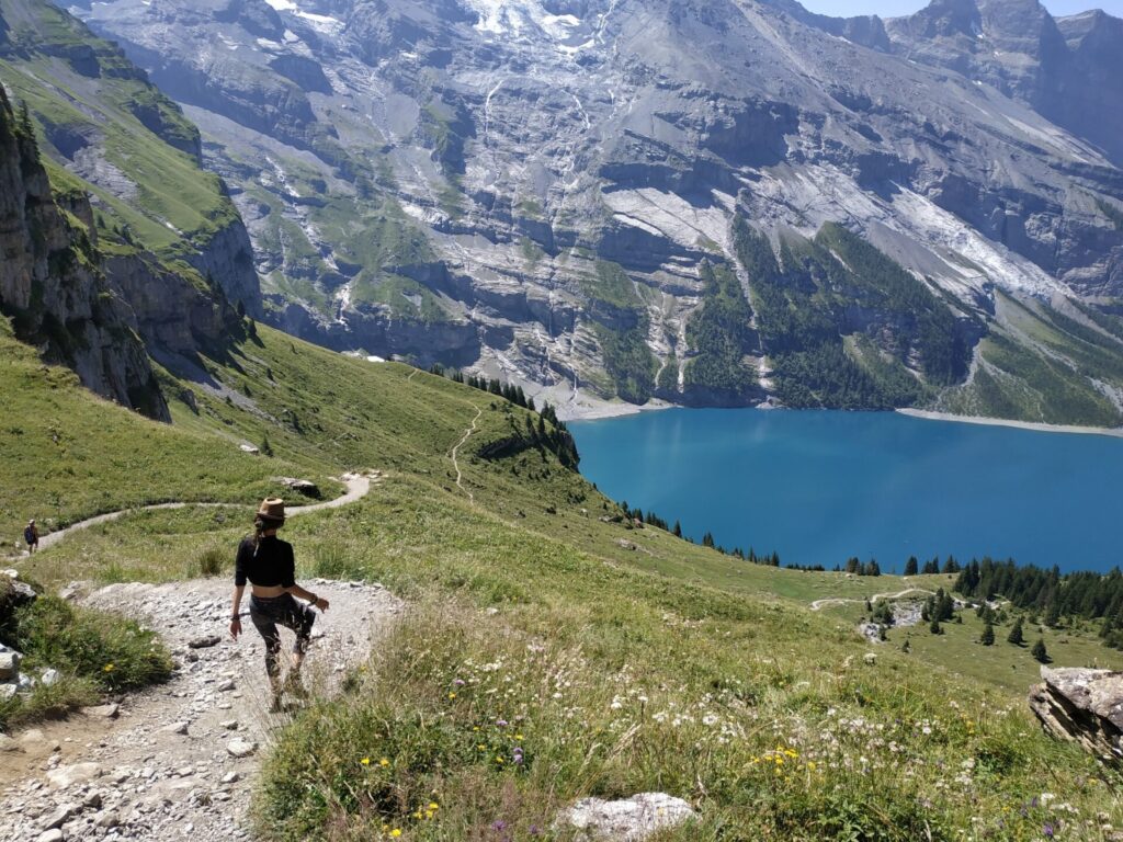 Clémentine lac d'Oeschinensee