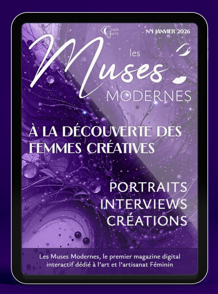 Couverture du magasine les Muses Modernes, à la découverte des femmes créatives, édition digitale dédiée à l'artisanat féminin