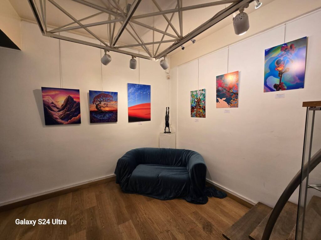 Vue d’ensemble de l’exposition Rainbow Flow, Salon d’Hiver AEAF 2026, Galerie Thuillier, Paris