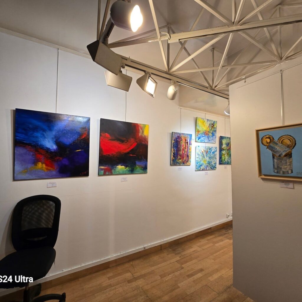 Vue d’ensemble de l’exposition Rainbow Flow, Salon d’Hiver AEAF 2026, Galerie Thuillier, Paris