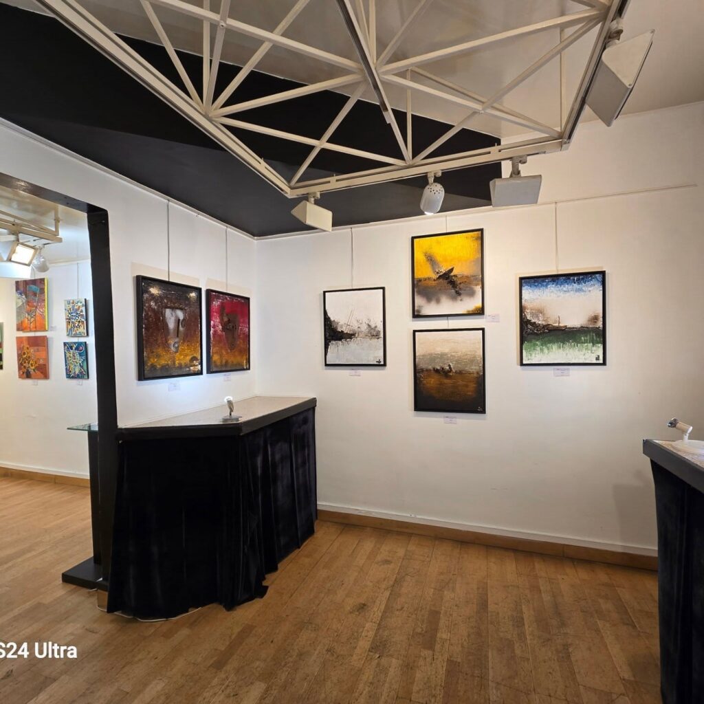 Vue d’ensemble de l’exposition Rainbow Flow, Salon d’Hiver AEAF 2026, Galerie Thuillier, Paris