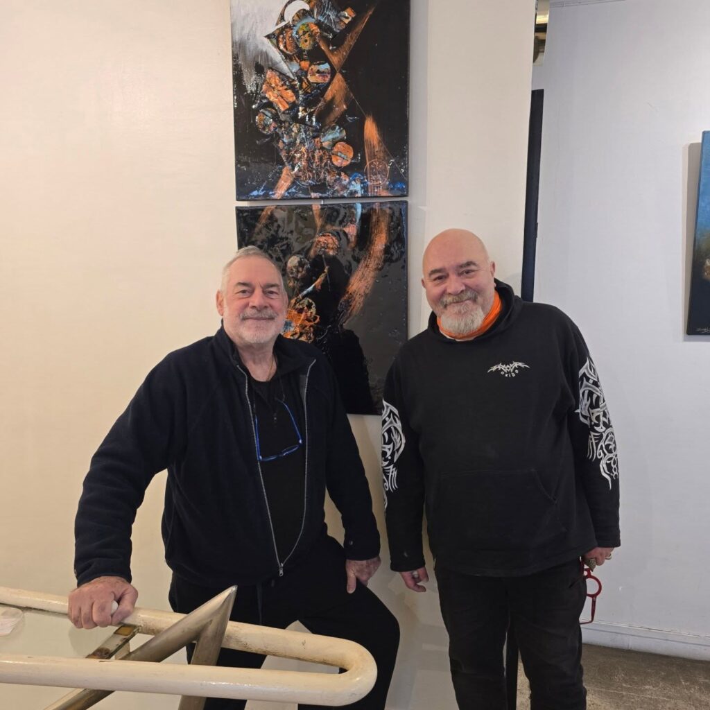 Photo du Président de l'AEAF: Philippe Rat et du directeur de la Galerie Thuillier: Denis Cornet - Salon d’Hiver AEAF 2026, , Paris